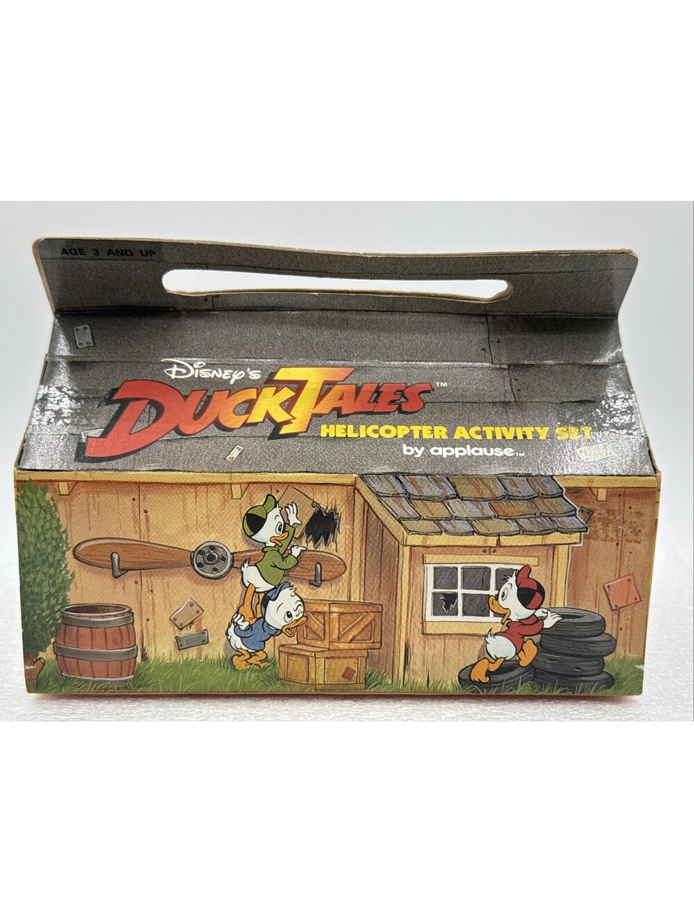 Disney's DuckTales Vintage Helicopter Stationary Activity Set Sealed Applause 87